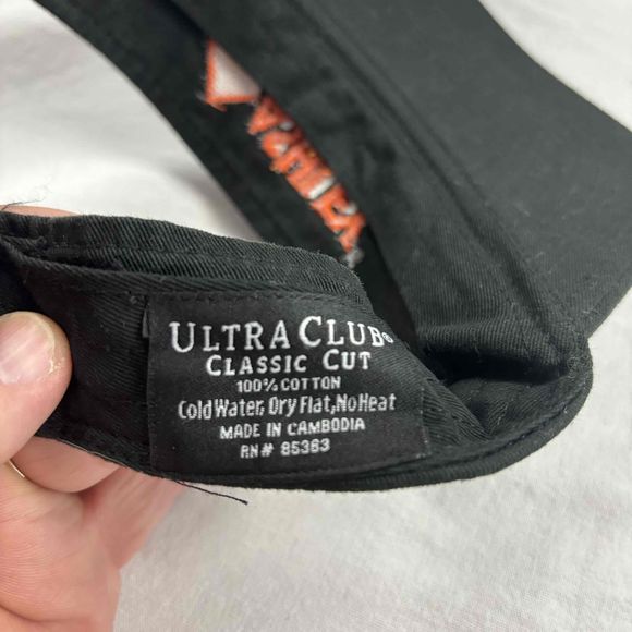 Ashley Furniture Unisex Visor Black Adjustable One Size Fits All - Picture 7 of 10